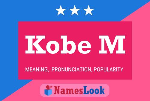 Kobe M Namensposter