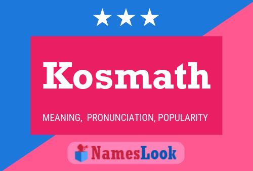 Kosmath Namensposter