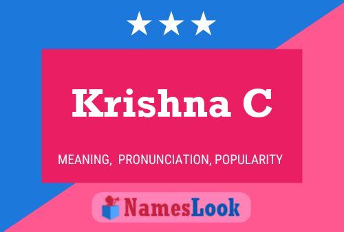 Krishna C Namensposter