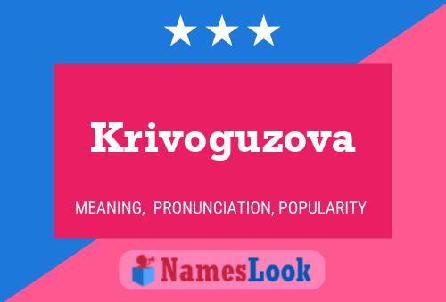 Krivoguzova Namensposter