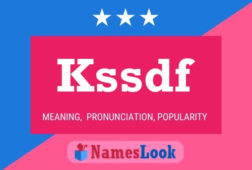 Kssdf Namensposter