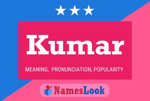 Kumar Namensposter