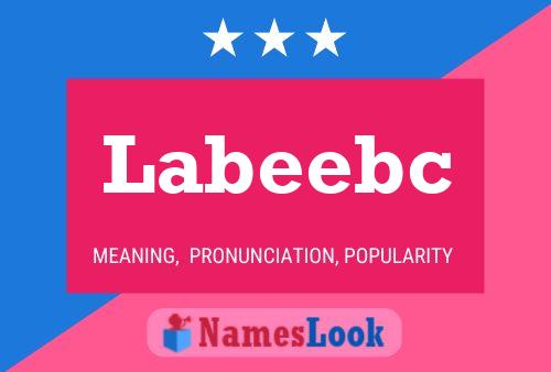 Labeebc Namensposter