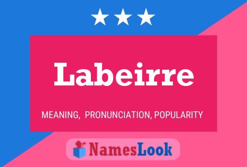 Labeirre Namensposter