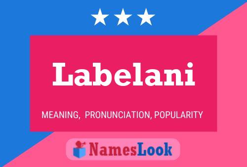 Labelani Namensposter