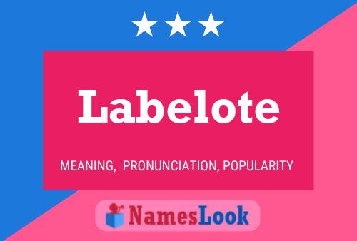 Labelote Namensposter