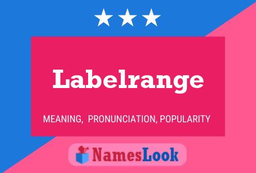 Labelrange Namensposter