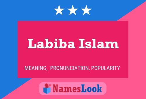 Labiba Islam Namensposter