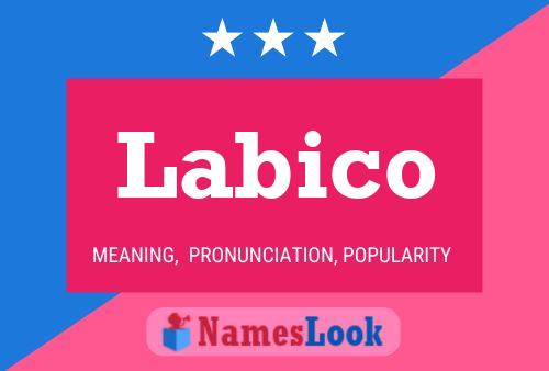 Labico Namensposter