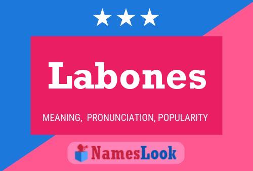 Labones Namensposter