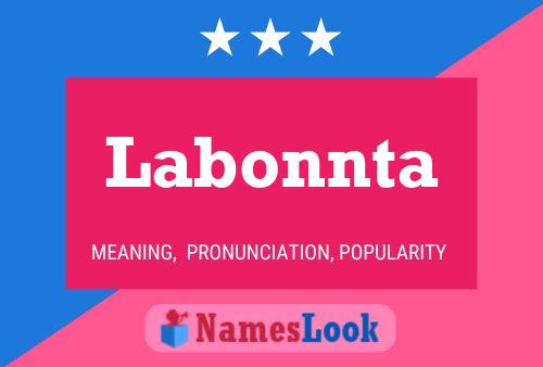 Labonnta Namensposter