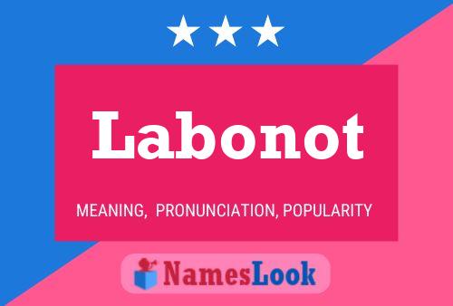 Labonot Namensposter