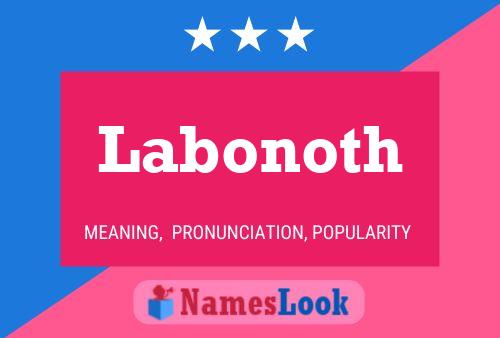 Labonoth Namensposter