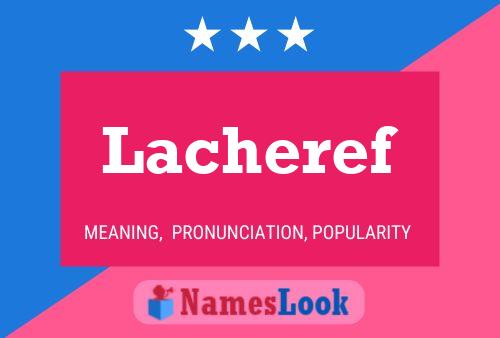 Lacheref Namensposter