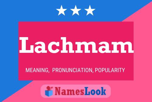 Lachmam Namensposter