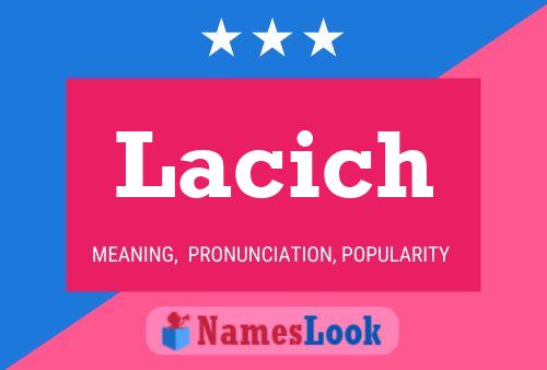 Lacich Namensposter