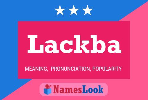 Lackba Namensposter