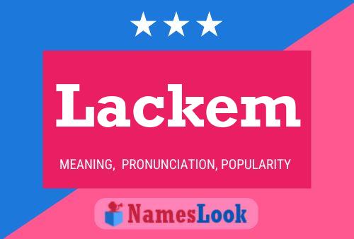 Lackem Namensposter