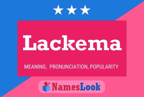 Lackema Namensposter