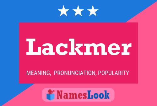 Lackmer Namensposter