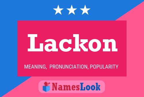 Lackon Namensposter