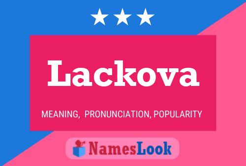 Lackova Namensposter