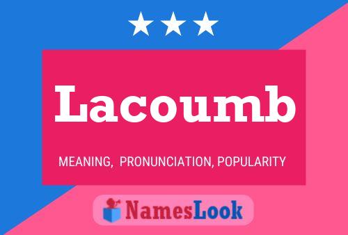 Lacoumb Namensposter