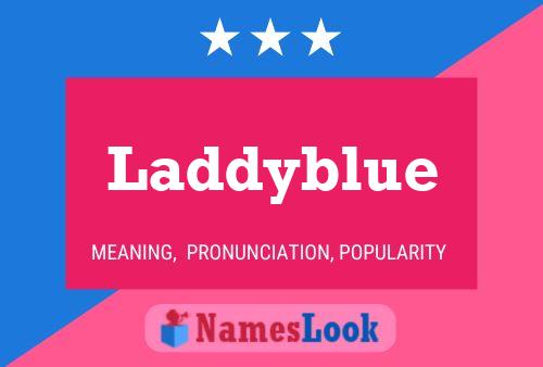 Laddyblue Namensposter