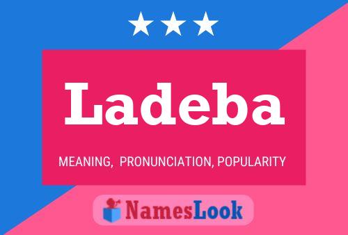 Ladeba Namensposter