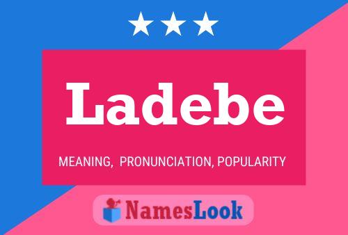 Ladebe Namensposter