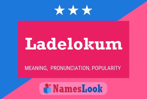 Ladelokum Namensposter