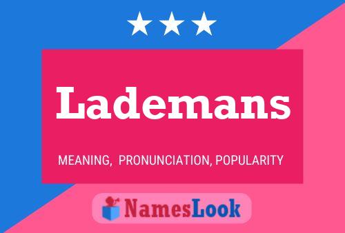 Lademans Namensposter