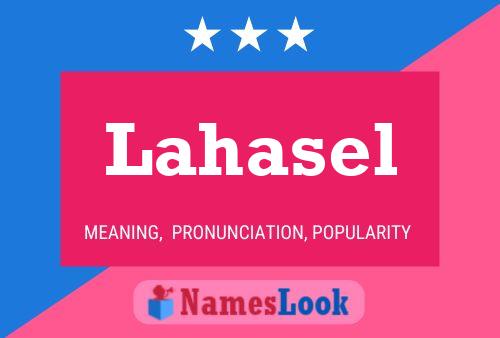 Lahasel Namensposter