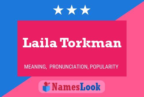 Laila Torkman Namensposter