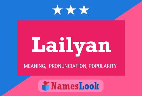 Lailyan Namensposter