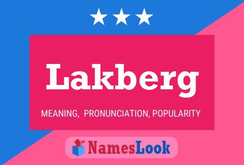 Lakberg Namensposter