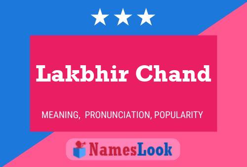 Lakbhir Chand Namensposter