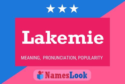 Lakemie Namensposter