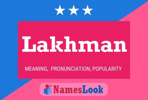 Lakhman Namensposter