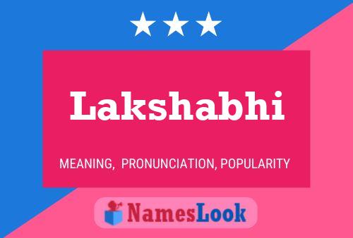 Lakshabhi Namensposter