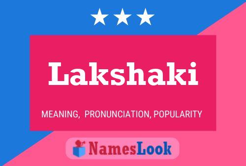 Lakshaki Namensposter