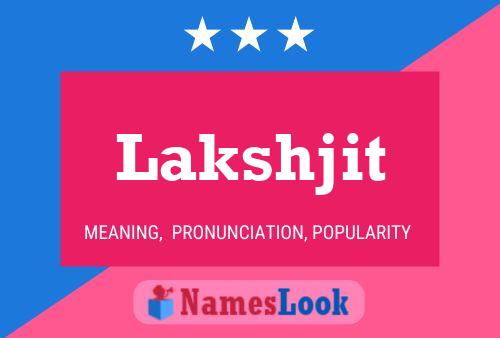 Lakshjit Namensposter