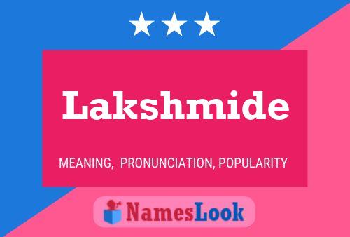 Lakshmide Namensposter