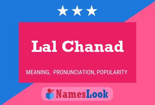 Lal Chanad Namensposter