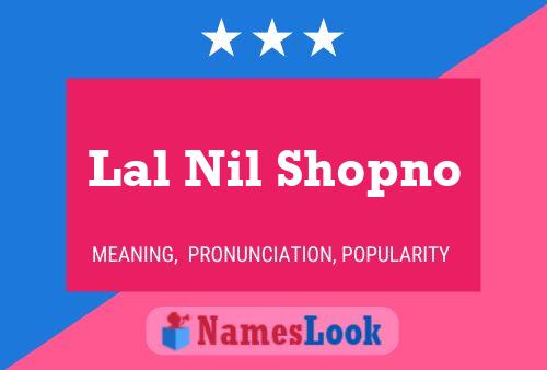 Lal Nil Shopno Namensposter