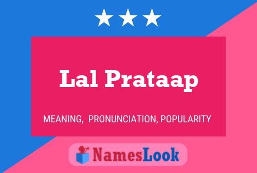 Lal Prataap Namensposter