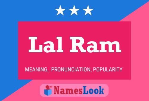 Lal Ram Namensposter