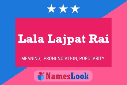 Lala Lajpat Rai Namensposter