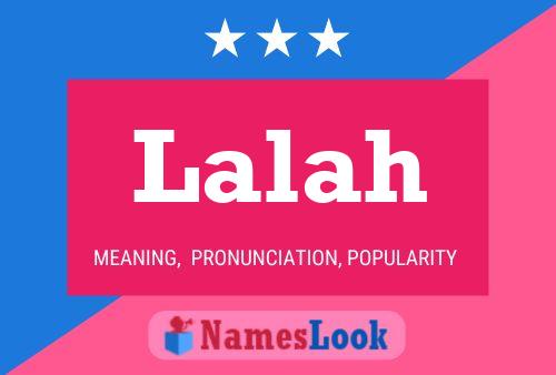 Lalah Namensposter