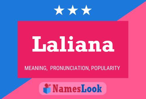 Laliana Namensposter